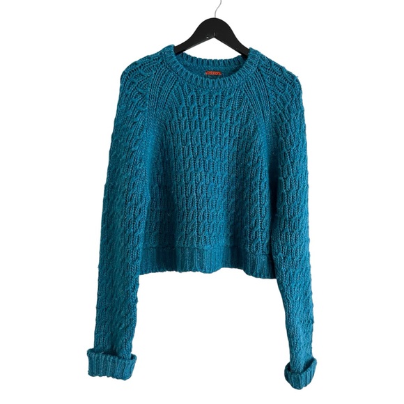 Barena Italy Golena Alpe Cable Knit Alpaca Wool Chunky Sweater SHRUNK SEE NOTES